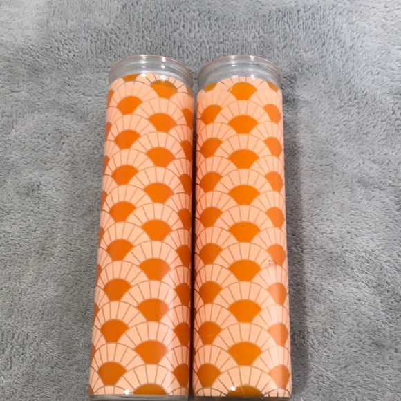 Urban Outfitters 17 oz glass Printed Nirvana Pillar Candles New - Picture 1 of 5